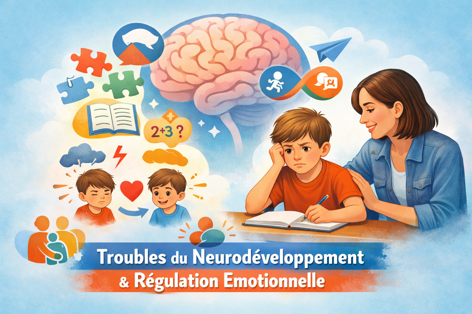 Comprendre les troubles du neurodéveloppement chez l’enfant : accompagner au-delà des diagnostics
